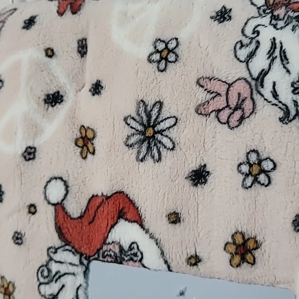 🎄 Holly Jolly Vibes Santa Claus Throw Blanket 🎅